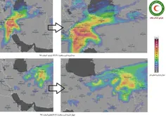 🔺 نقشه بارش‌های شدید پیش‌بینی شده برای ‎ایران از امشب تا 