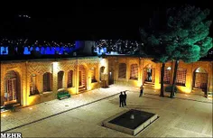 نمایی از حیاط اول قلعه فلک الاافلاک