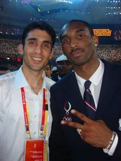 Afagh &Kobe Bryant