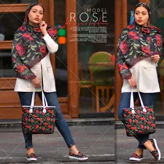 ست کیف و کفش و روسری دخترانه مدل ROSE