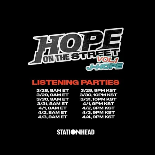 استریم پارتی های رسمی آلبوم Hope On The Street: