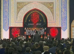 اجرای گروه تواشیح سیرت النبی مشهد مقدس در شب شهادت حضرت ا