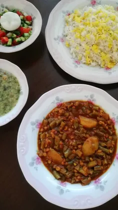 خورشت لوبیا سبز با لپه