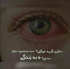 به زندگیم حساسیت دارم