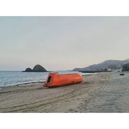 Lifeboat. Fujairah, UAE. Photo by @philipcheungphoto