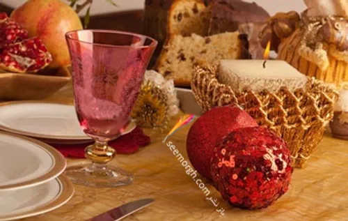 تزیین میز شب یلدا