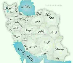 نقشه ایران قشنگمون 