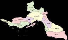 نقشه استان هرمزگان 