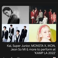 متن:kai,super  junior ,monsta x,ikon,jeon so mi and more 
