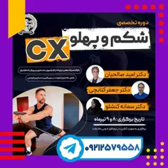 ❇️كارگاه تخصصي شكم پهلو ( انلاين) cx 