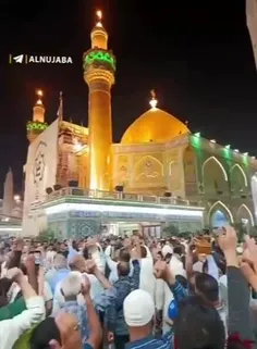 🎥 فریاد مرگ بر اسرائیل در حرم امیرالمؤمنین علیه‌السلام در