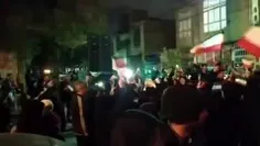 ⚜️ تجمع مردم مشهد در محل شهادت دو مدافع امنیت