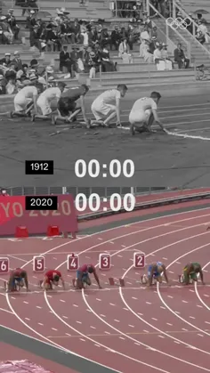 صفحه المپیک این ویدیو دیدنی رو از دوی ۱۰۰ متر منتشر کرده 