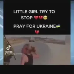 ویدیویی که با نام مقاومت دختر شجاع اوکراینی در برابر سربا