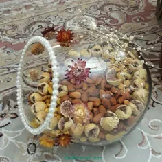 #تزئینات زیبای آجیل #شب_یلدا  #خوراکی #خوردنی #ایده #سفره