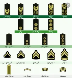 رتبه های نیروی انتظامی