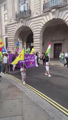 تجزیه‌طلبان با پرچم‌های متعدد تظاهرات کردند