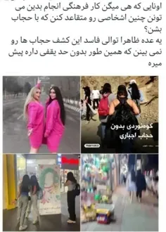 کار فرهنگی برای این اراذل لخت بی حجاب مسخره است...