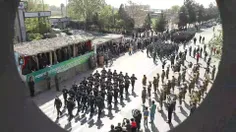 مراسم رژه یگان‌های نمونه نیروی زمینی ارتش جمهوری اسلامی و