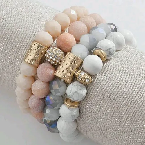 زیباترین دستبند های سنگی 😍 مد بدلیجات زیورآلات جواهرات ای
