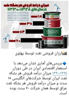 ارزان فروشی نفت توسط پهلوی