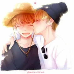 #vkook_fanart💓 💚 💛 💙 💖 💗 💜 ❤ 😻 😻 😻 😻 😻