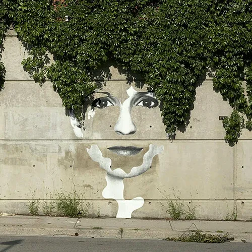 نقاشی های خیابانی جالبی که با طبیعت ترکیب شدند 😍 هنر ایده