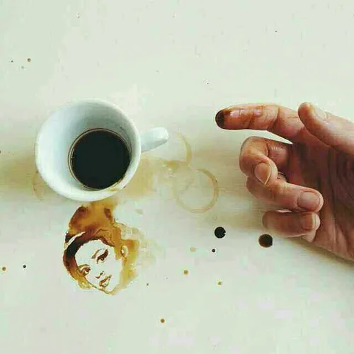 هنرنمایی با قهوه 😋 ☕