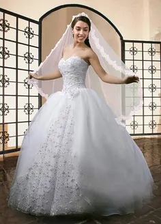 لباس عروس مد پرنسس