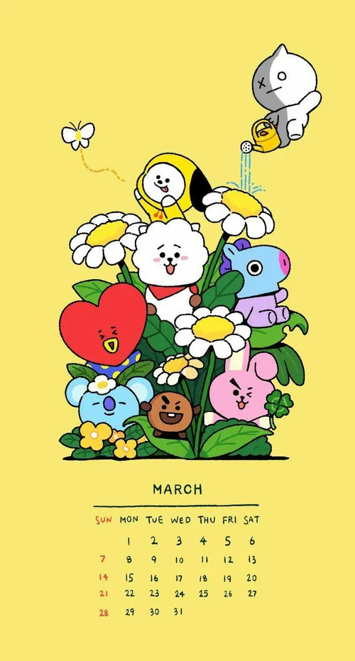 آپدیت توییتر BT21 🧸🧶