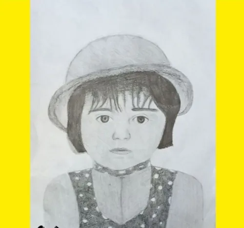 نقاشی دختر بچه