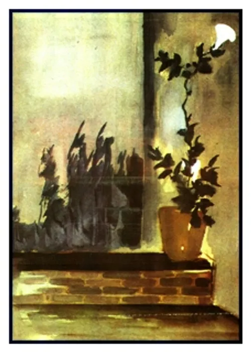 یکی از نقاشی های سهراب سپهری