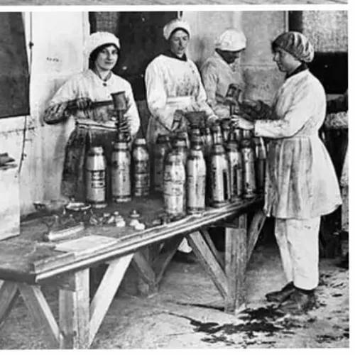 این زنان در طول جنگ جهانی وظیفه ساخت بمب رو بر عهده داشتن
