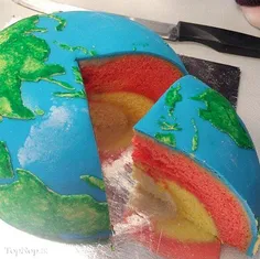 کیک کره زمین