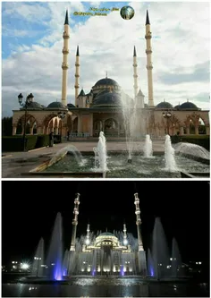 مسجد احمد قدیروف در چچن بزرگترین مسجد و مرکز اسلامی در ار