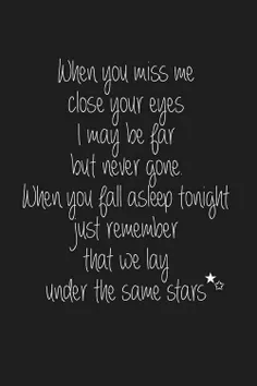 we lay under the same stars!!