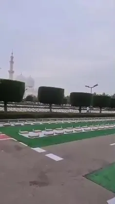 افطاری خلیفه ابوظبی به روزه داران دبی مسجد جامع شیخ زاید 