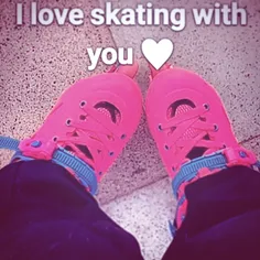 I love skating with you 🤍