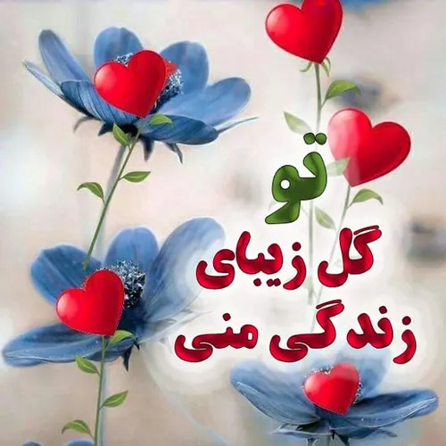 تو گل زیبای منی