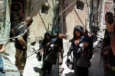 زن انتحاری #داعش خود را در بخش قدیمی #موصل منفجر کرده و ک