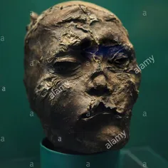 سر مومیایی شده یک جنگجوی پازیریک در دوران هخامنشی به قدمت