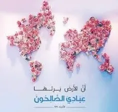 و زمين را بندگان شايسته ما به ارث خواهند برد.