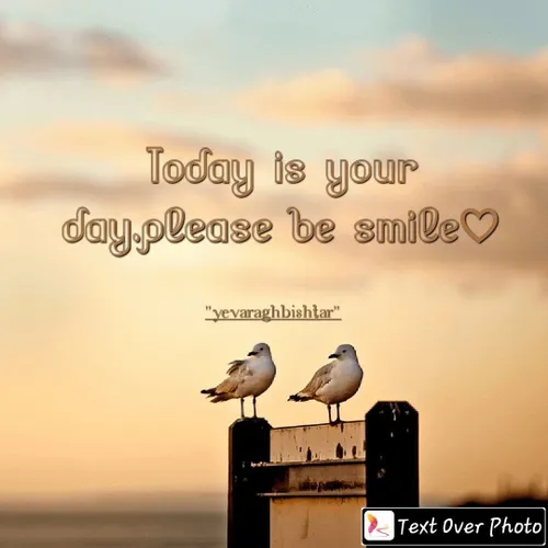 امروز روز توعه پس لبخند بزن:)