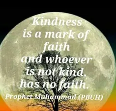 🍂 مهربانی نشانه ی ایمان است و کسی که مهربان نیست ایمان ند