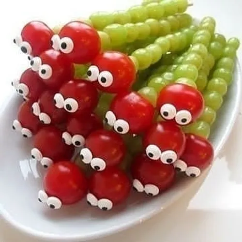 خلاقیت هنر خوراکی میوه کودکان
