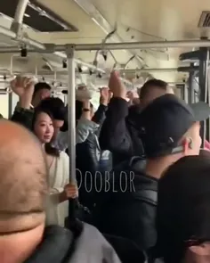 ایرانی ها تو مترو ژاپن 😁😀😂😁😀😂