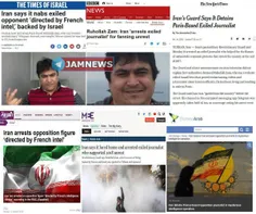بازتاب دستگیری روح الله زم در رسانه‌های خارجی
