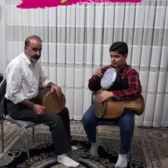 همنوازی تنبک و تمپو استاد میرحسینی و هنرجوی عزیز آقای ابو