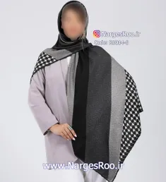 روسری کشمیر - دور دست دوز - در 8 ترکیب رنگ شیک و خاص