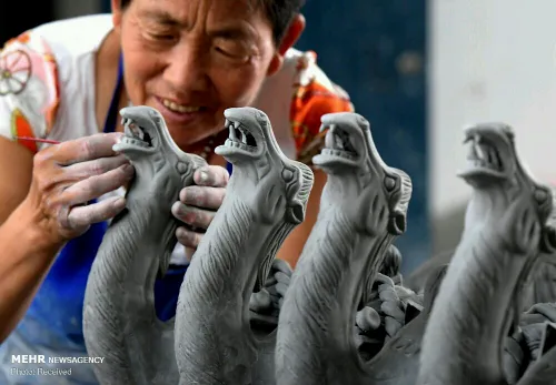 هنر مجسمه سازی سفالی در چین